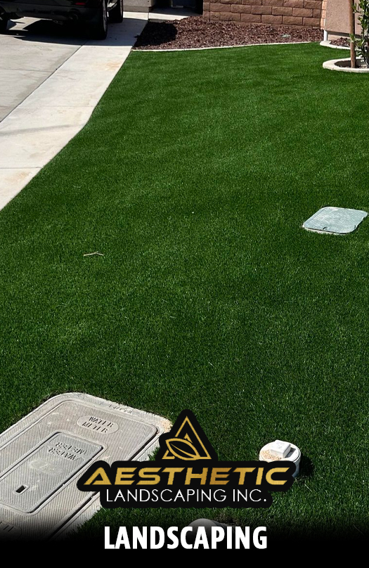 Custom Landscape design and installation by Aesthetic Landscaping inc